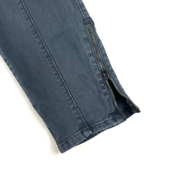 White House Black Market Mid-Rise Ball-Chain Skinny Ankle Jeans